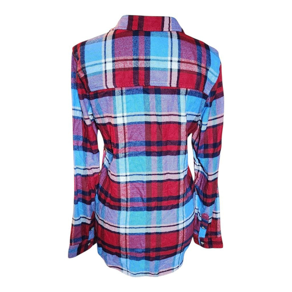 American Eagle Womens Flannel Shirt Size M - Picture 2 of 6